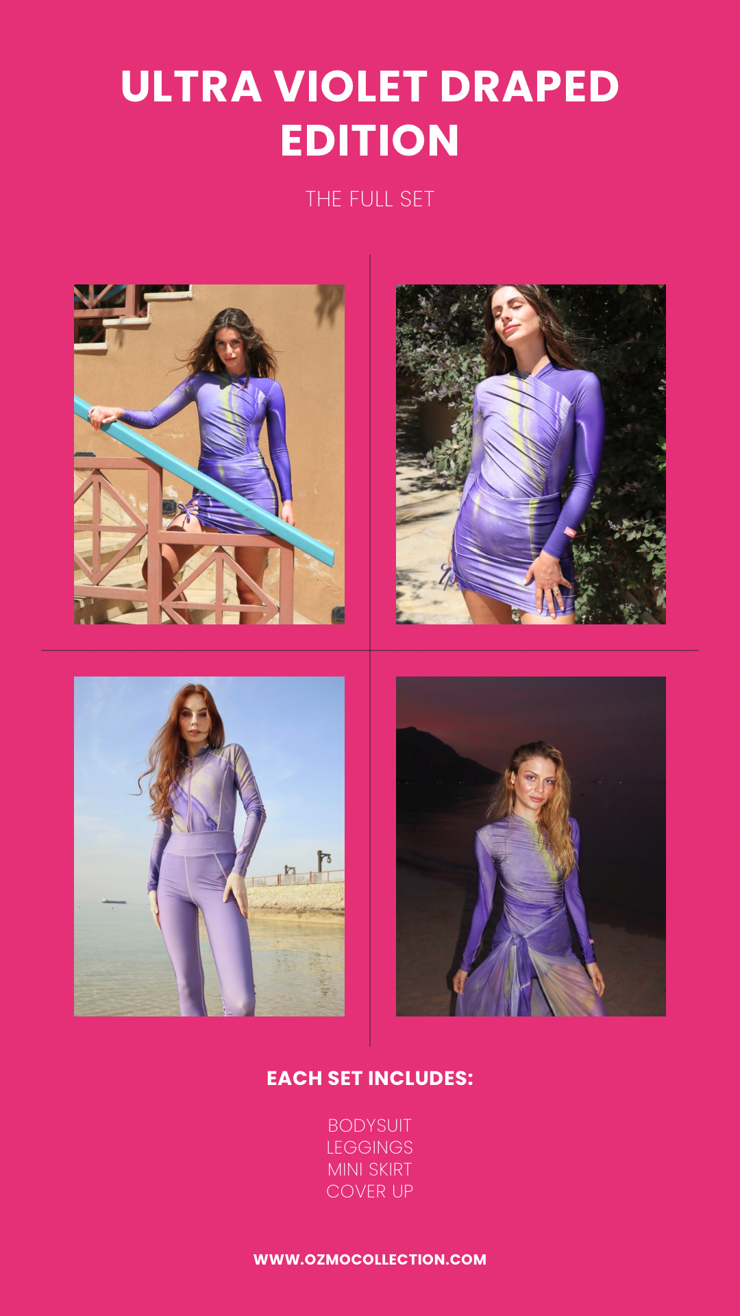 Bow on the Beach + Ultra Violet Draped Edition