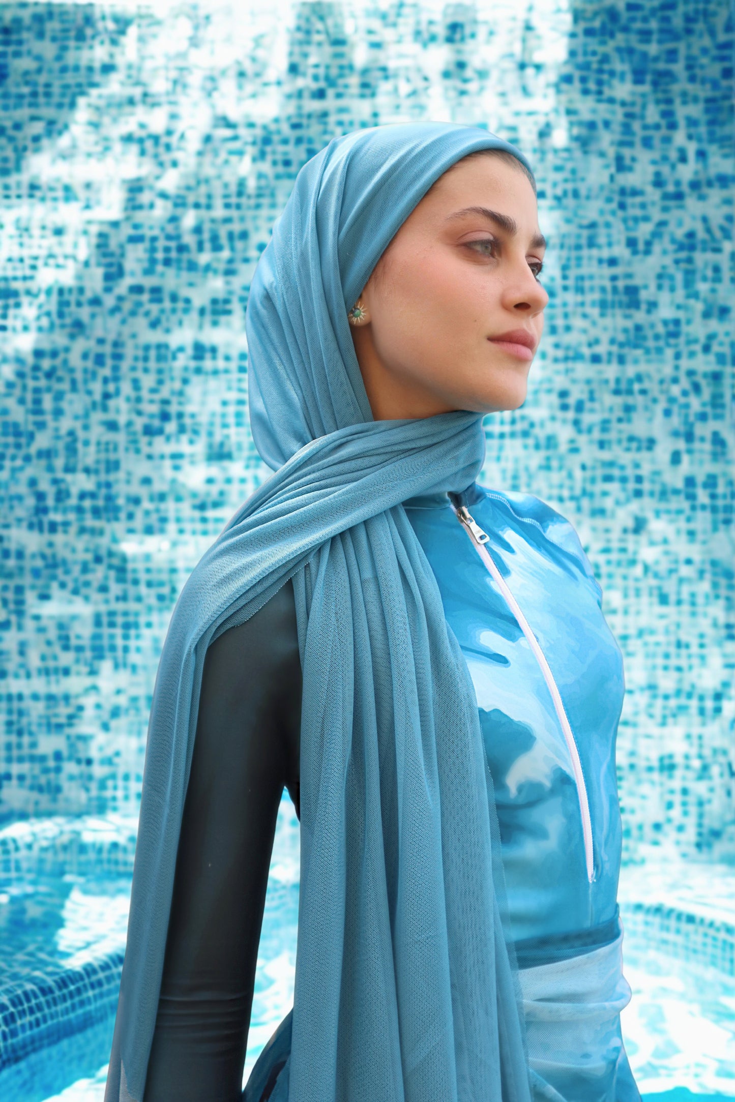 Lunar Wave Swim Hijab
